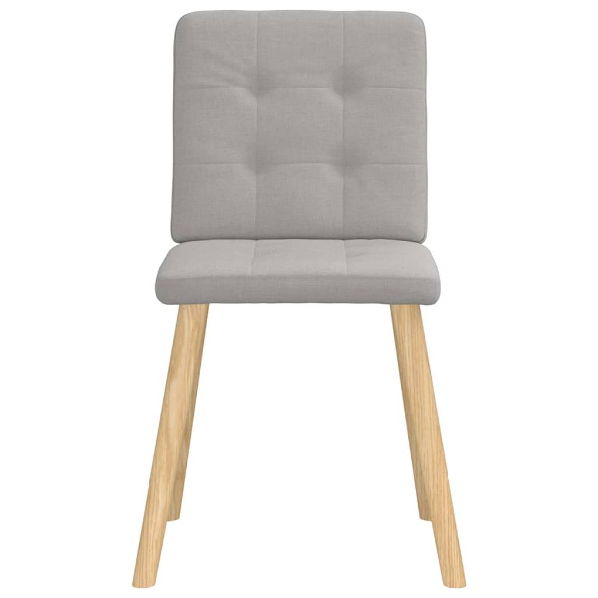 vidaXL Καρέκλες τραπεζαρίας 4 τεμ Cloud Grey Fabric