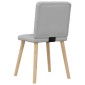 vidaXL Καρέκλες τραπεζαρίας 4 τεμ Cloud Grey Fabric