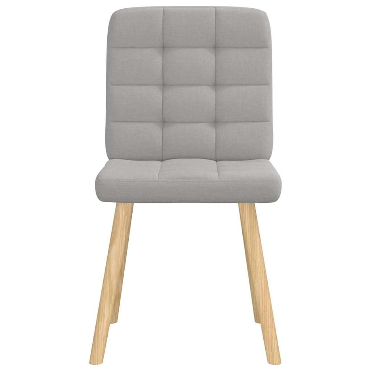 vidaXL Καρέκλες τραπεζαρίας 4 τεμ Cloud Grey Fabric