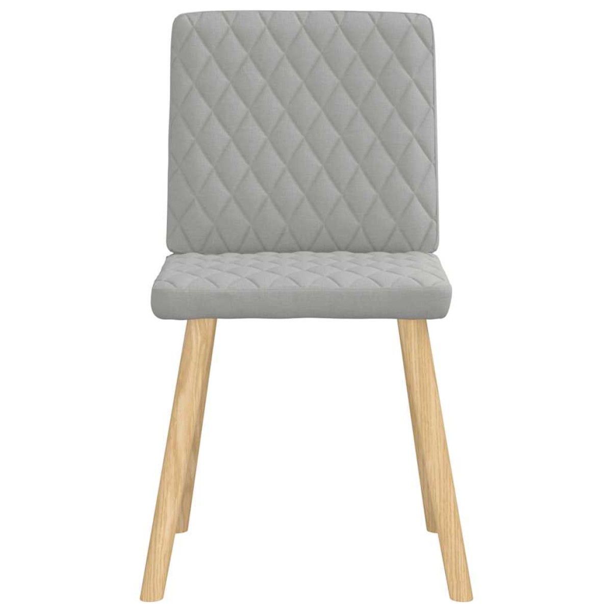 vidaXL Καρέκλες τραπεζαρίας 4 τεμ Cloud Grey Fabric