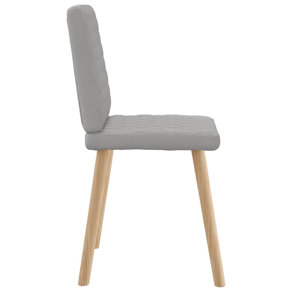 vidaXL Καρέκλες τραπεζαρίας 4 τεμ Cloud Grey Fabric