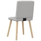 vidaXL Καρέκλες τραπεζαρίας 4 τεμ Cloud Grey Fabric