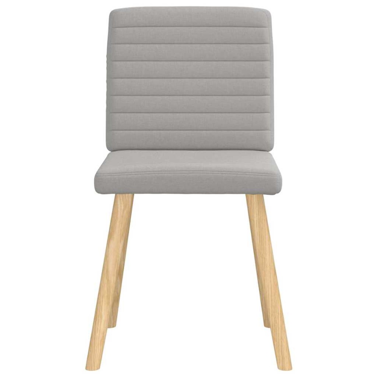 vidaXL Καρέκλες τραπεζαρίας 4 τεμ Cloud Grey Fabric