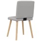 vidaXL Καρέκλες τραπεζαρίας 4 τεμ Cloud Grey Fabric
