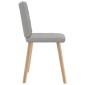 vidaXL Καρέκλες τραπεζαρίας 6 τεμ Cloud Grey Fabric