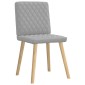 vidaXL Καρέκλες τραπεζαρίας 6 τεμ Cloud Grey Fabric