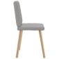 vidaXL Καρέκλες τραπεζαρίας 6 τεμ Cloud Grey Fabric