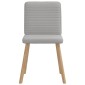 vidaXL Καρέκλες τραπεζαρίας 6 τεμ Cloud Grey Fabric