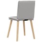 vidaXL Καρέκλες τραπεζαρίας 6 τεμ Cloud Grey Fabric