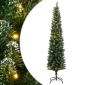 vidaXL Χριστουγεννιάτικο Δέντρο Slim Αρθρωτό με 300 LED 240 εκ.