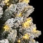 vidaXL Χριστουγεννιάτικο Δέντρο Τεχνητό με 150 LED & Χιόνι 120 εκ.