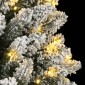 vidaXL Χριστουγεννιάτικο Δέντρο Τεχνητό με 150 LED & Χιόνι 150 εκ.