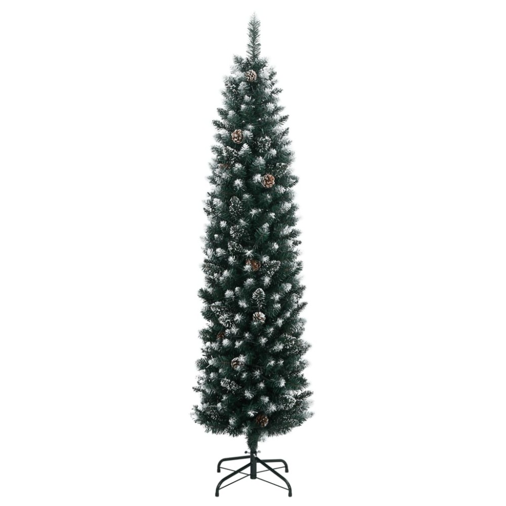 vidaXL Χριστουγεννιάτικο Δέντρο Τεχνητό Slim με 150 LED 120 εκ.