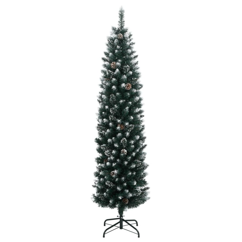 vidaXL Χριστουγεννιάτικο Δέντρο Τεχνητό Slim με 150 LED 120 εκ.
