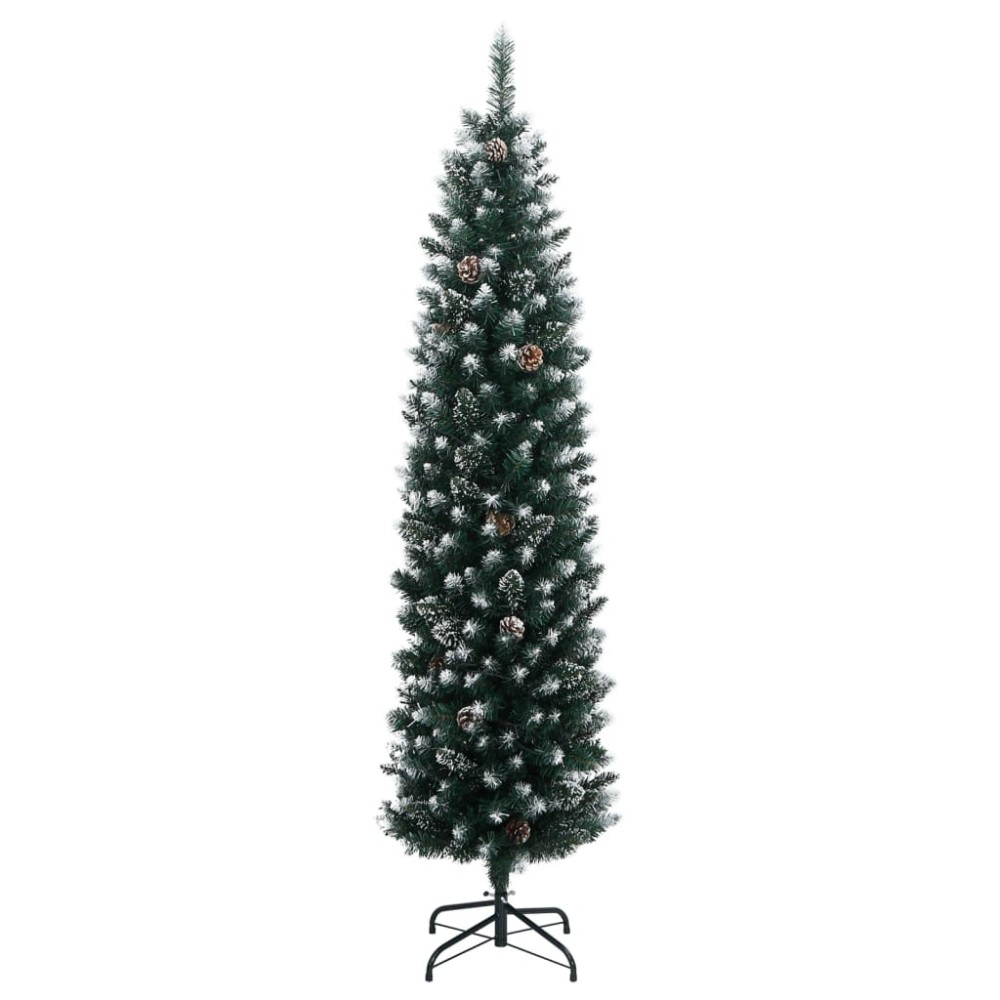 vidaXL Χριστουγεννιάτικο Δέντρο Τεχνητό Slim με 150 LED 150 εκ.