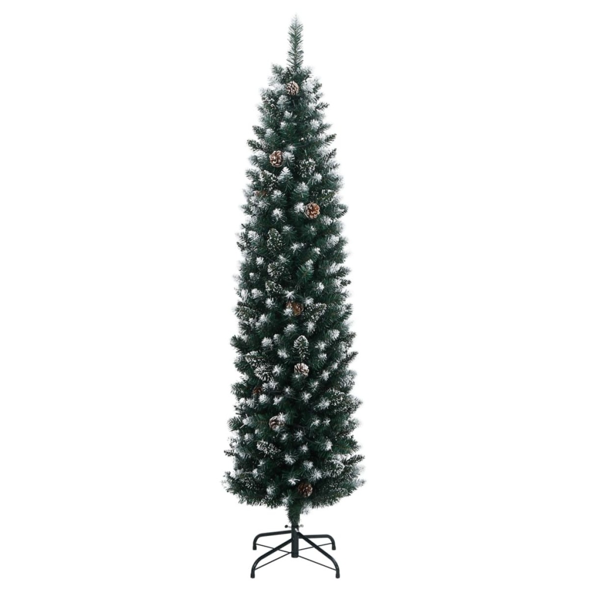 vidaXL Χριστουγεννιάτικο Δέντρο Τεχνητό Slim με 150 LED 150 εκ.