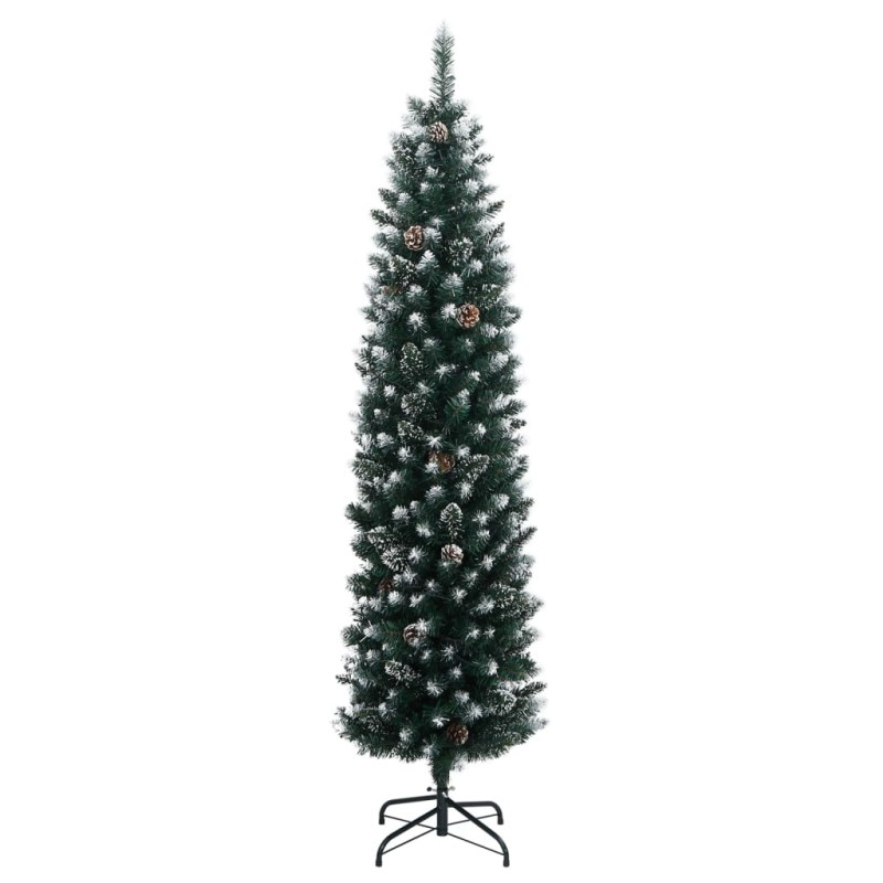 vidaXL Χριστουγεννιάτικο Δέντρο Τεχνητό Slim με 150 LED 150 εκ.