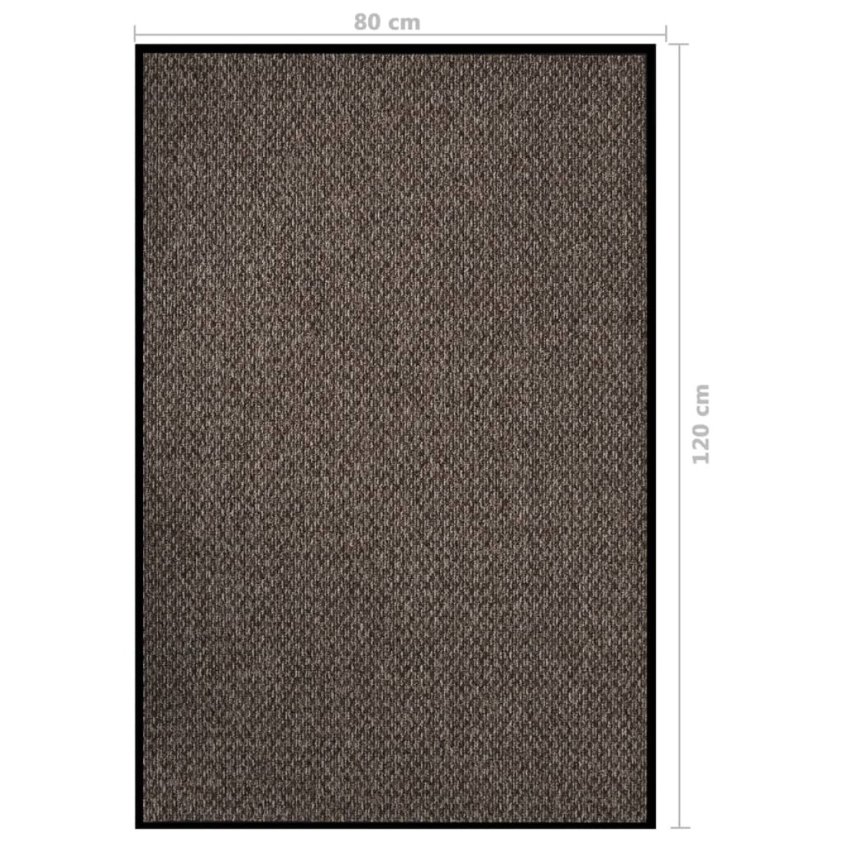 vidaXL Πατάκι Εισόδου Μπεζ 80 x 120 εκ.
