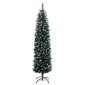 vidaXL Χριστουγεννιάτικο Δέντρο Slim Αρθρωτό με 300 LED 180 εκ.