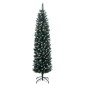 vidaXL Χριστουγεννιάτικο Δέντρο Slim Αρθρωτό με 300 LED 240 εκ.