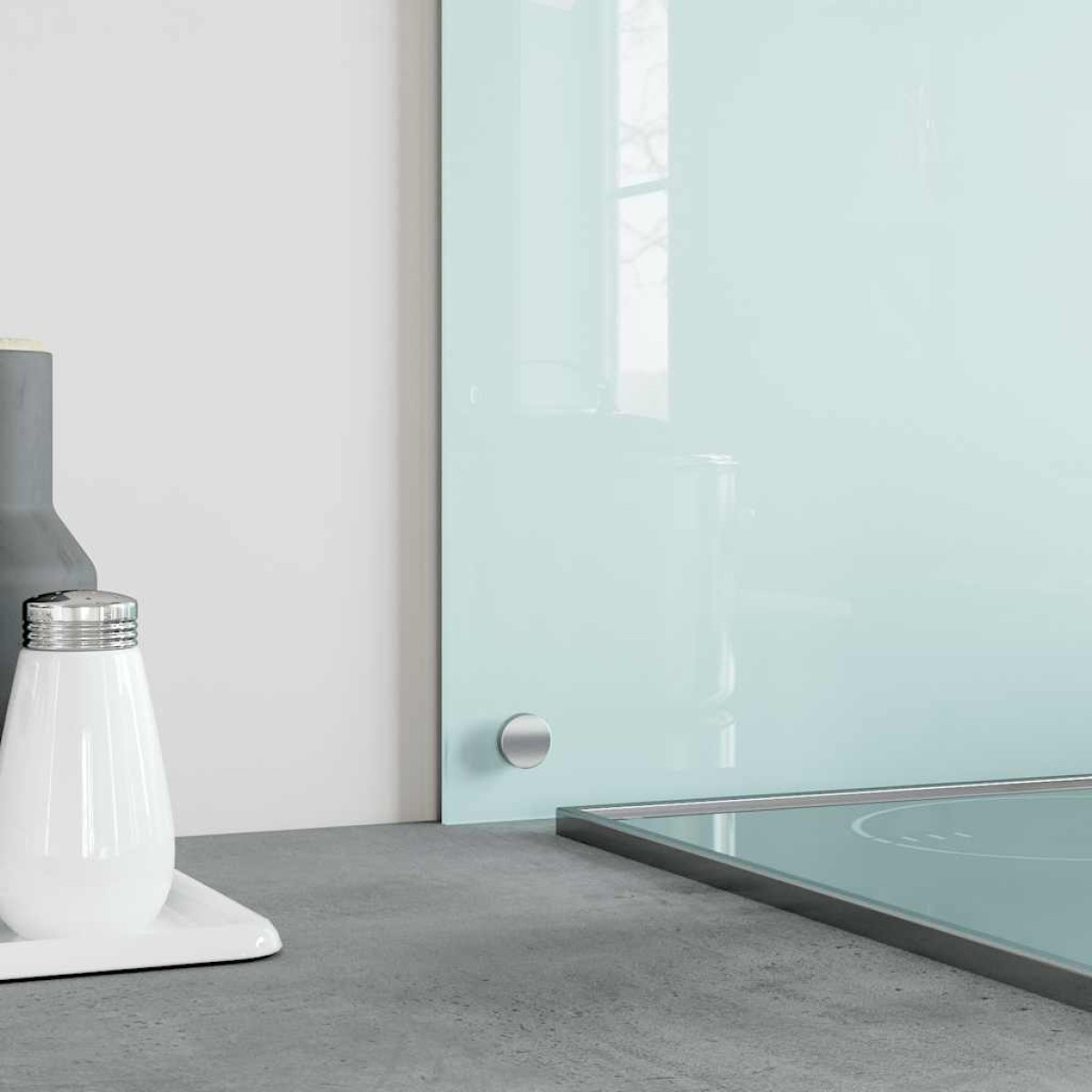 vidaXL Πλάτες Κουζίνας 2 τεμ. Λευκές 70 x 40 εκ. από Ψημένο Γυαλί