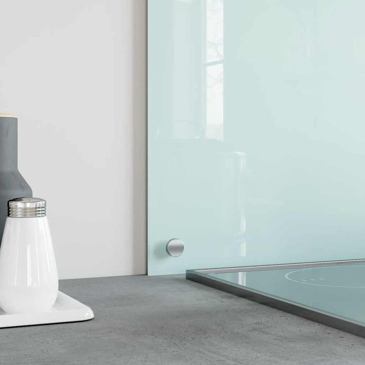 vidaXL Πλάτες Κουζίνας 2 τεμ. Λευκές 70x50 εκ. από Ψημένο Γυαλί