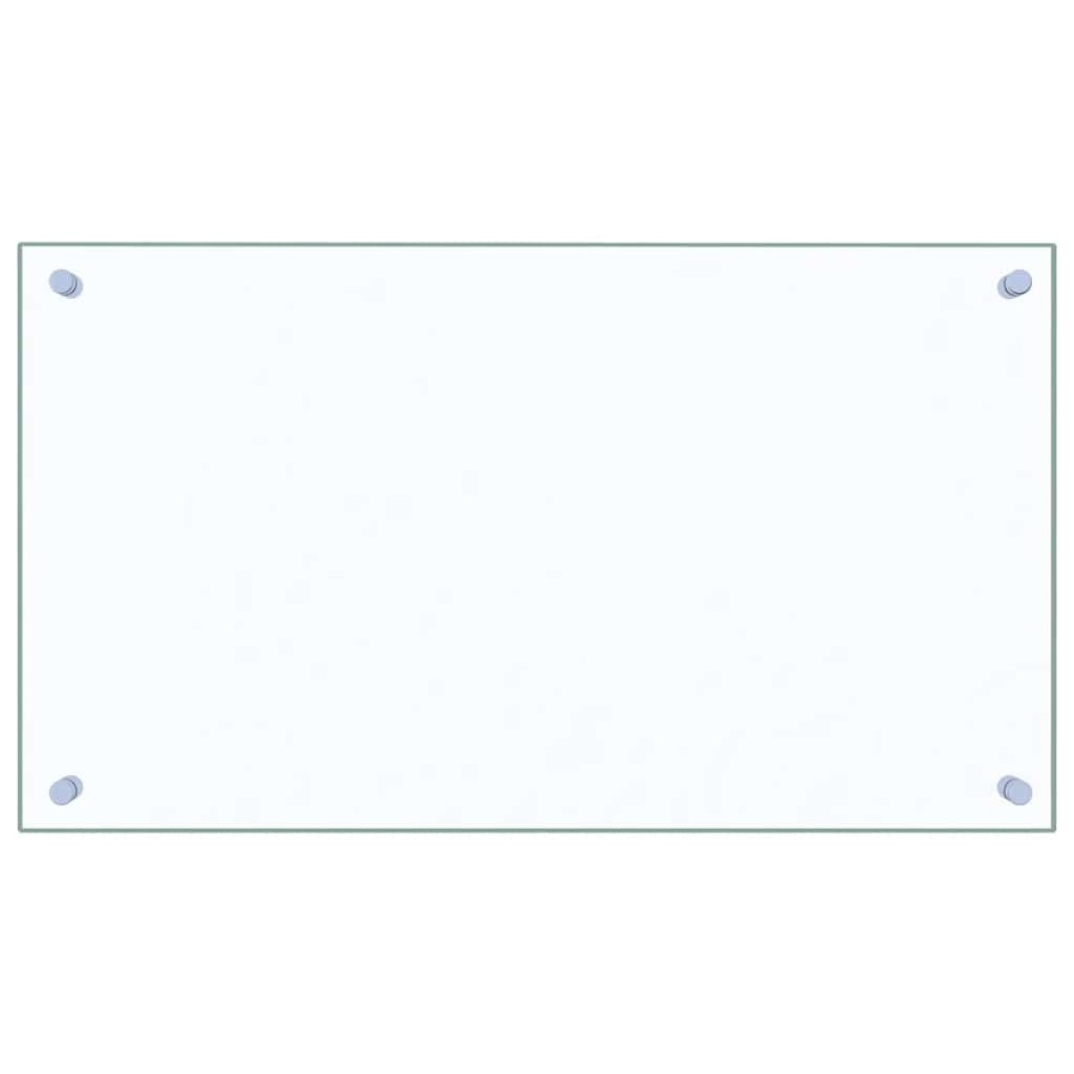 vidaXL Πλάτες Κουζίνας 2 τεμ. Διαφανής 70 x 40 εκ. από Ψημένο Γυαλί