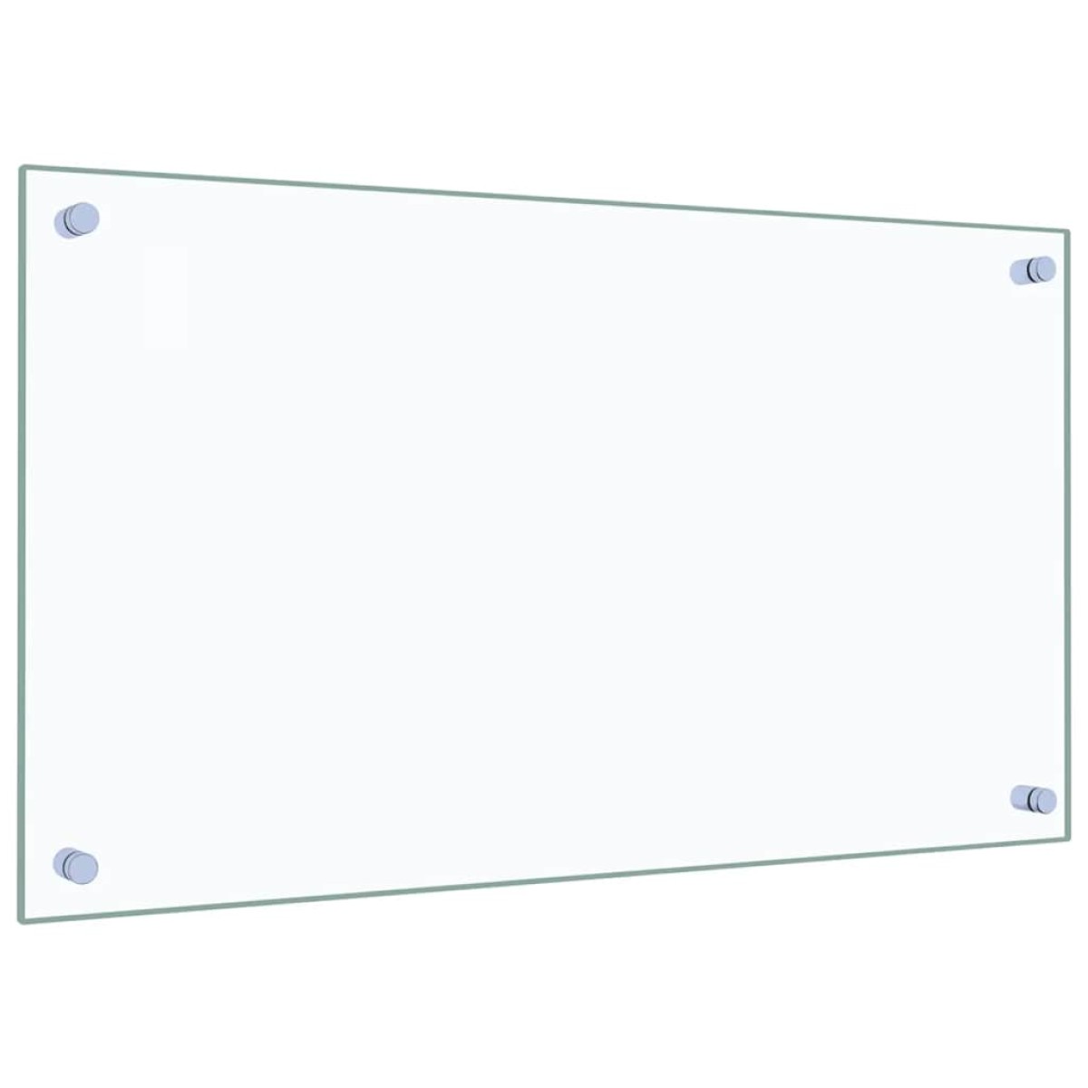 vidaXL Πλάτες Κουζίνας 2 τεμ. Διαφανής 70 x 40 εκ. από Ψημένο Γυαλί