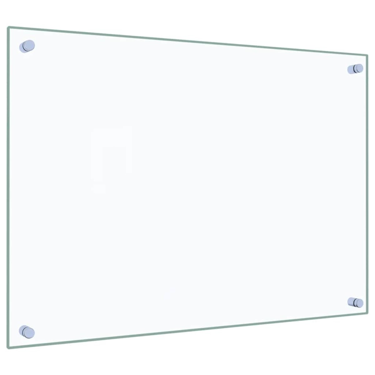 vidaXL Πλάτες Κουζίνας 2 τεμ. Διαφανής 70 x 50 εκ. από Ψημένο Γυαλί