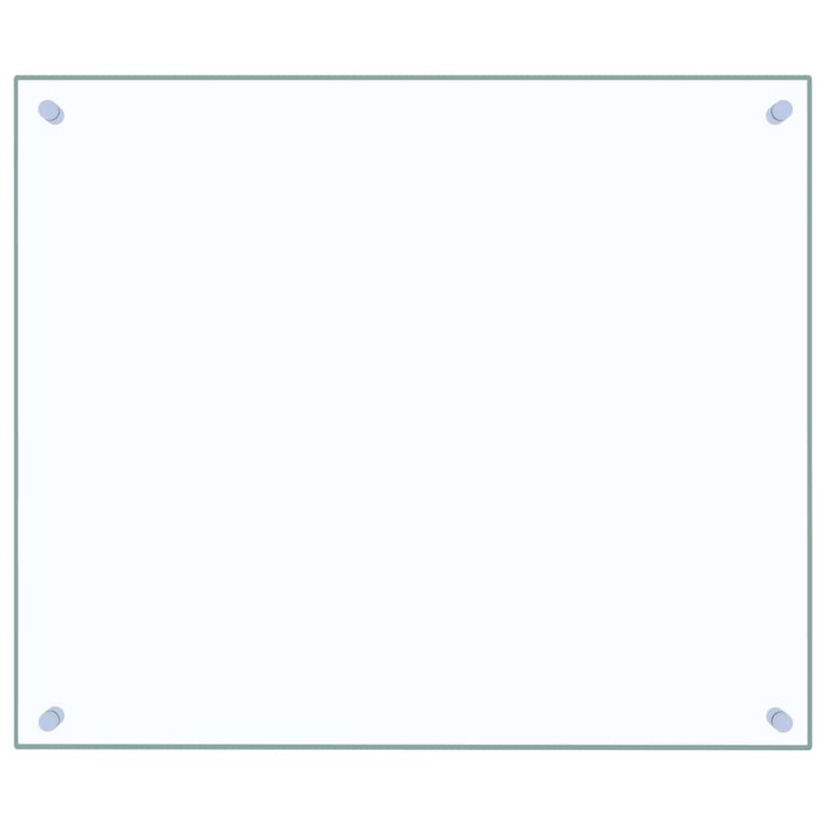 vidaXL Πλάτες Κουζίνας 2 τεμ. Διαφανής 70 x 60 εκ. από Ψημένο Γυαλί