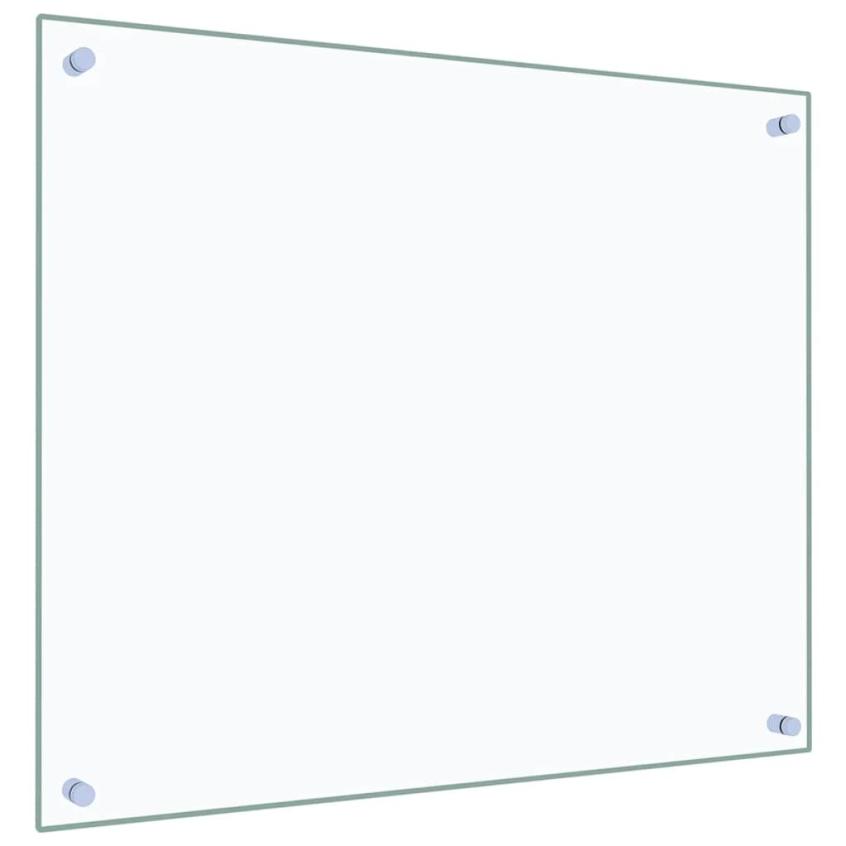 vidaXL Πλάτες Κουζίνας 2 τεμ. Διαφανής 70 x 60 εκ. από Ψημένο Γυαλί