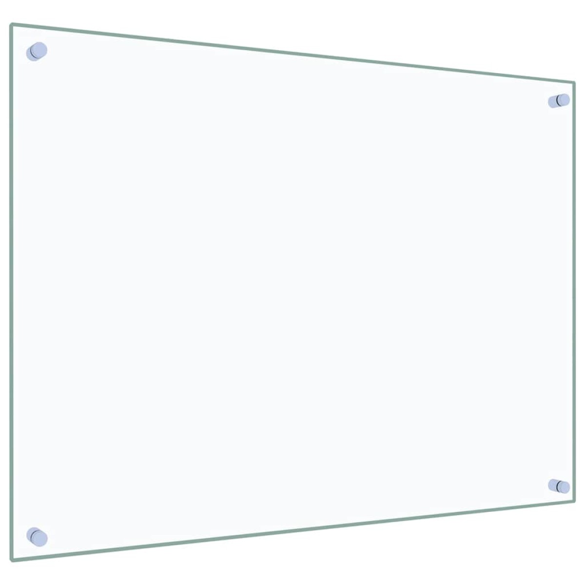 vidaXL Πλάτες Κουζίνας 2 τεμ. Διαφανής 80 x 60 εκ. από Ψημένο Γυαλί