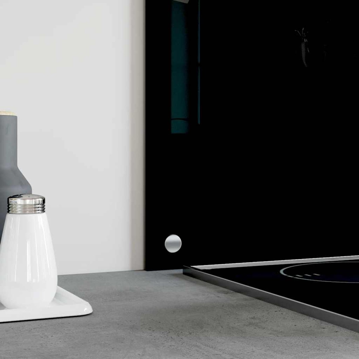 vidaXL Πλάτες Κουζίνας 2 τεμ. Μαύρες 70x50 εκ. από Ψημένο Γυαλί