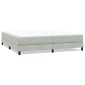 vidaXL Box Spring κρεβάτι χωρίς στρώμα ανοιχτό γκρι 200x210 cm