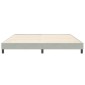 vidaXL Box Spring κρεβάτι χωρίς στρώμα ανοιχτό γκρι 200x210 cm