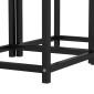 vidaXL Τραπεζάκια 2 τεμ. Μαύρα από MDF
