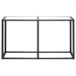 vidaXL Τραπέζι Κονσόλα Διαφανές 140x35x75,5 εκ. από Ψημένο Γυαλί