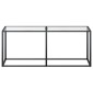vidaXL Τραπέζι Κονσόλα Διαφανές 180x35x75,5 εκ. από Ψημένο Γυαλί