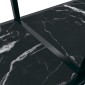 vidaXL Τραπέζι Κονσόλα Μαύρο 140 x 35 x 75,5 εκ. από Ψημένο Γυαλί
