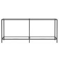 vidaXL Τραπέζι Κονσόλα Διαφανές 180 x 35 x 75,5 εκ. από Ψημένο Γυαλί