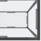 vidaXL Τραπέζι Κονσόλα Διαφανές 180 x 35 x 75,5 εκ. από Ψημένο Γυαλί