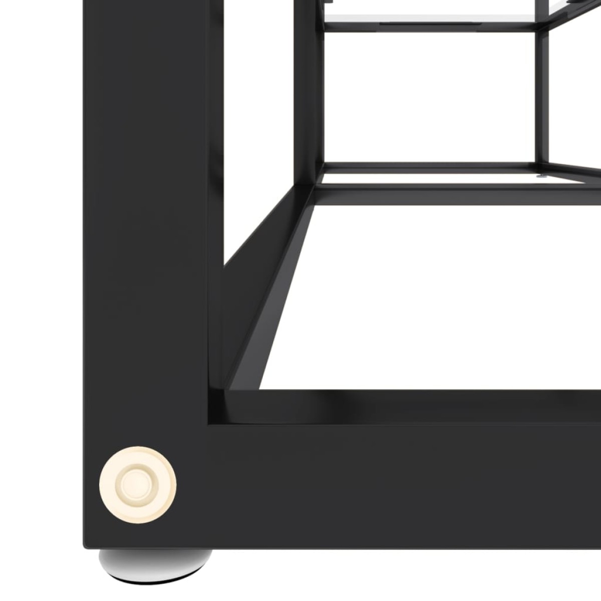vidaXL Έπιπλο Τηλεόρασης Διαφανές 140x40x40,5εκ. από Γυαλί Ασφαλείας
