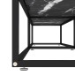 vidaXL Έπιπλο Τηλεόρασης Λευκό Όψη Μαρμάρου 180x40x40,5εκ Γυαλί Ασφαλ.