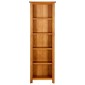 vidaXL Βιβλιοθήκη με 5 Επίπεδα 45 x 22 x 140 εκ. από Μασίφ Ξύλο Δρυός