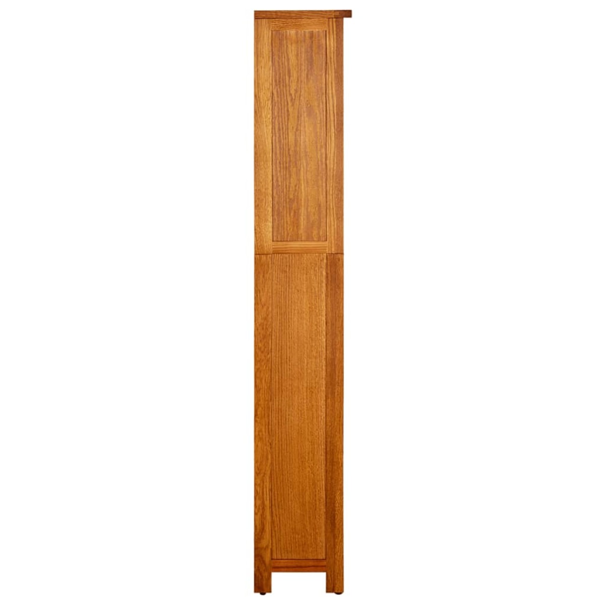 vidaXL Βιβλιοθήκη με 5 Επίπεδα 45 x 22 x 140 εκ. από Μασίφ Ξύλο Δρυός