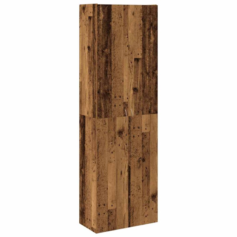 vidaXL Highboard Παλιό ξύλο 60x32x190 cm Κατασκευασμένο ξύλο