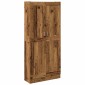 vidaXL Ντουλάπι Όψη Παλαιού Ξύλου 82,5x30,5x185 εκ. Επεξεργασμένο Ξύλο