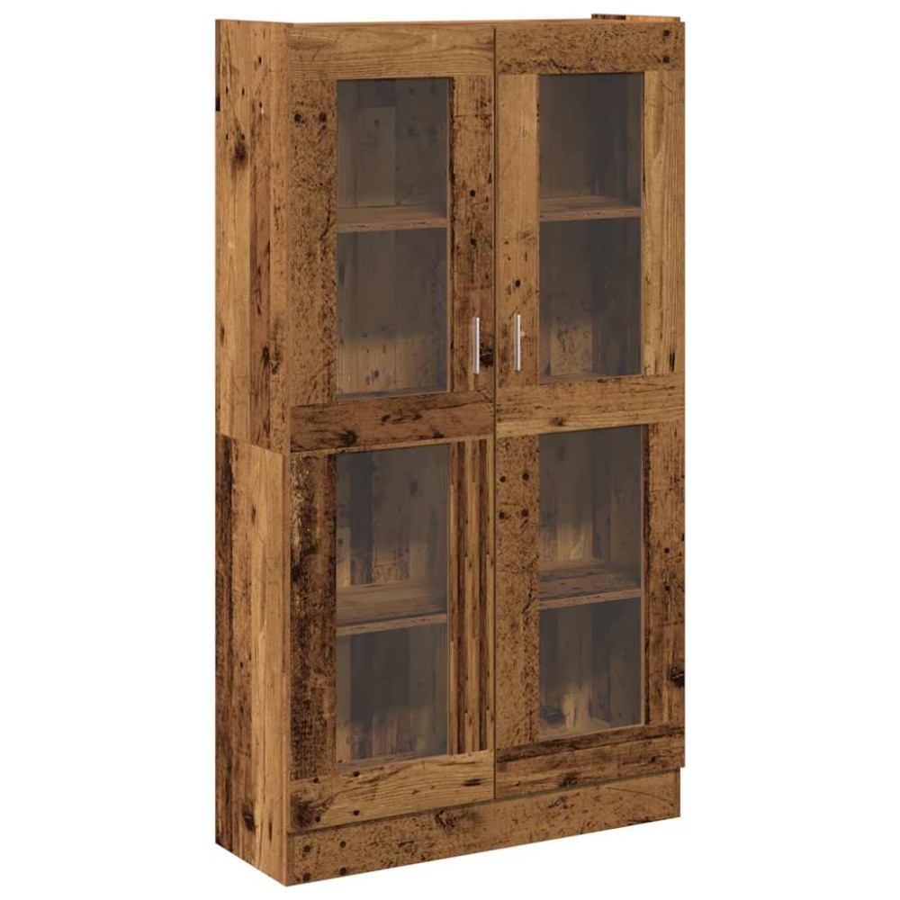 vidaXL Ντουλάπι Όψη Παλαιού Ξύλου 82,5x30,5x150 εκ. Επεξεργασμένο Ξύλο