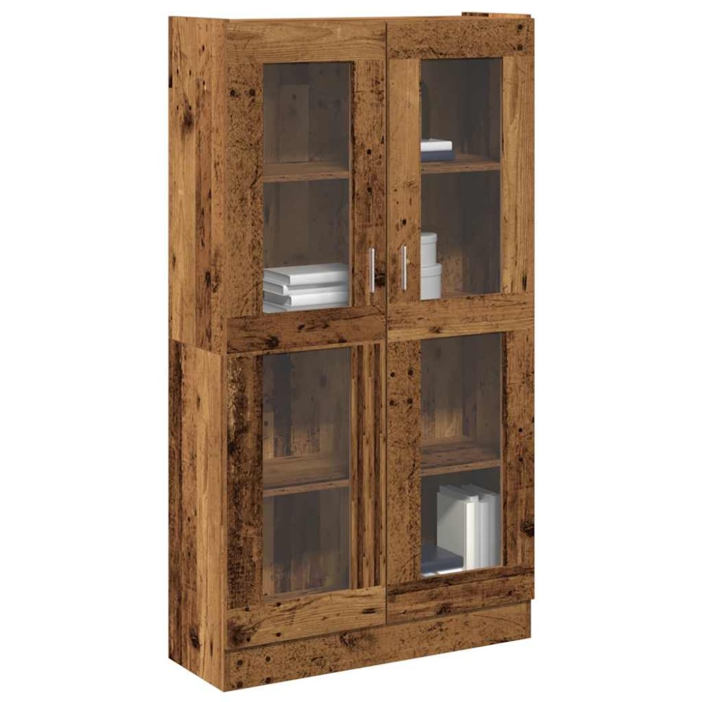 vidaXL Ντουλάπι Όψη Παλαιού Ξύλου 82,5x30,5x150 εκ. Επεξεργασμένο Ξύλο