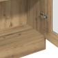vidaXL Ντουλάπι Τεχνίτης Δρυς 82,5x30,5x185 εκ. από Επεξεργασμένο Ξύλο